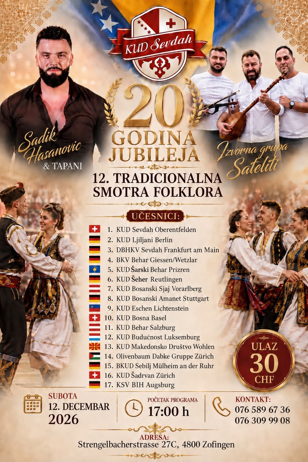 🏆Tradicionalna folklorijada Zofingen 2026 🏆
